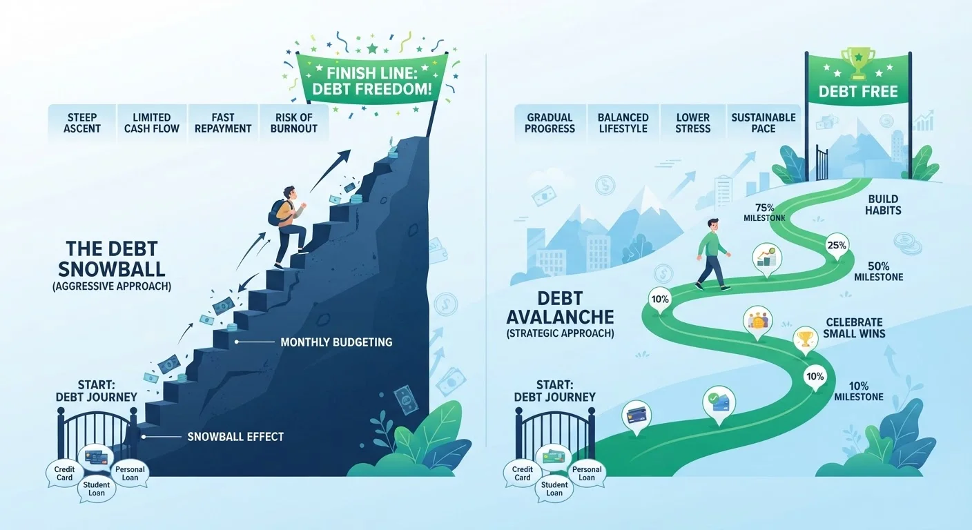 Debt Avalanche vs. Debt Snowball: Two Payoff Strategies Compared