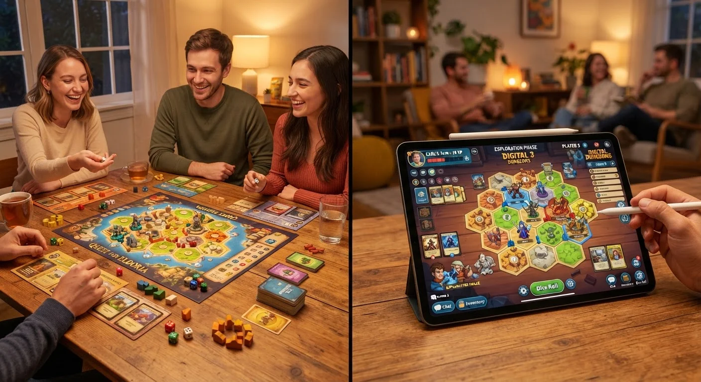 Digital Adaptations vs. Physical Board Games: What's Lost and What's Gained