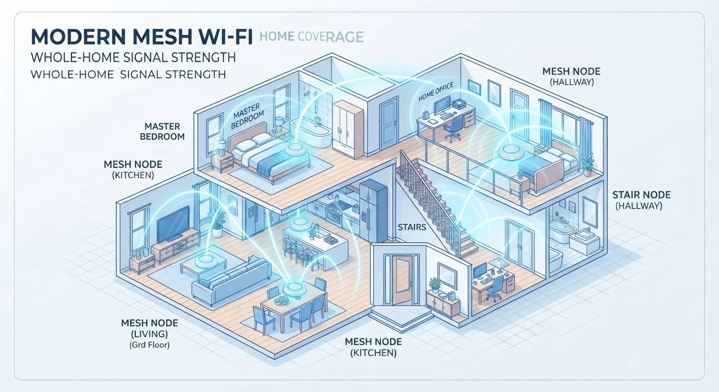 Home Wi-Fi Mesh Networks: What They Are and How They Work