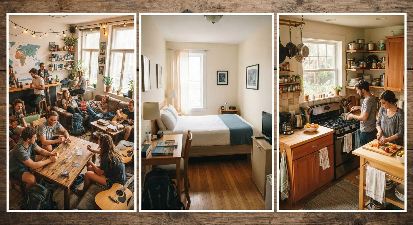 Hostels, Budget Hotels, and Vacation Rentals: Choosing the Right Fit