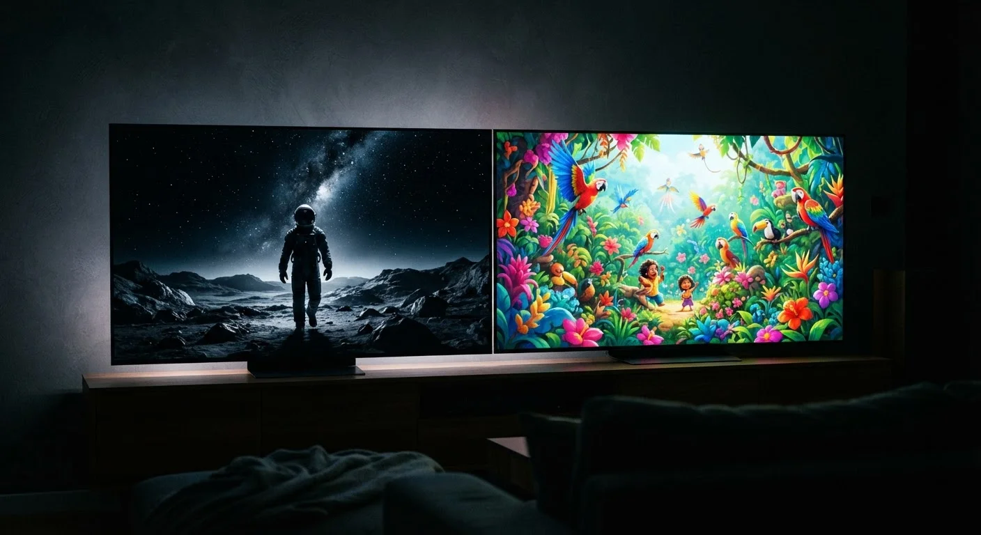OLED vs. QLED: How Each Technology Produces Light and Color