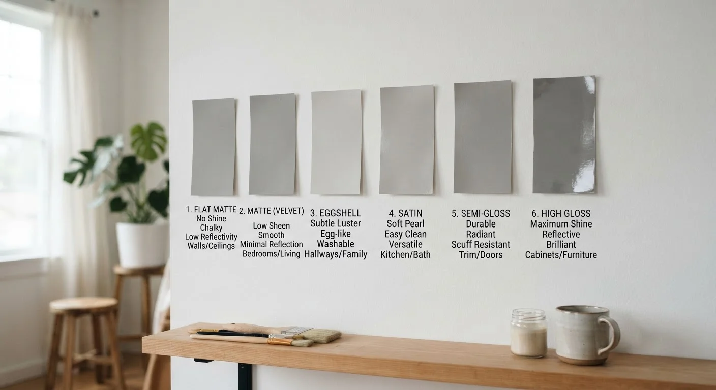 Paint Finish Types and Where Each One Actually Belongs