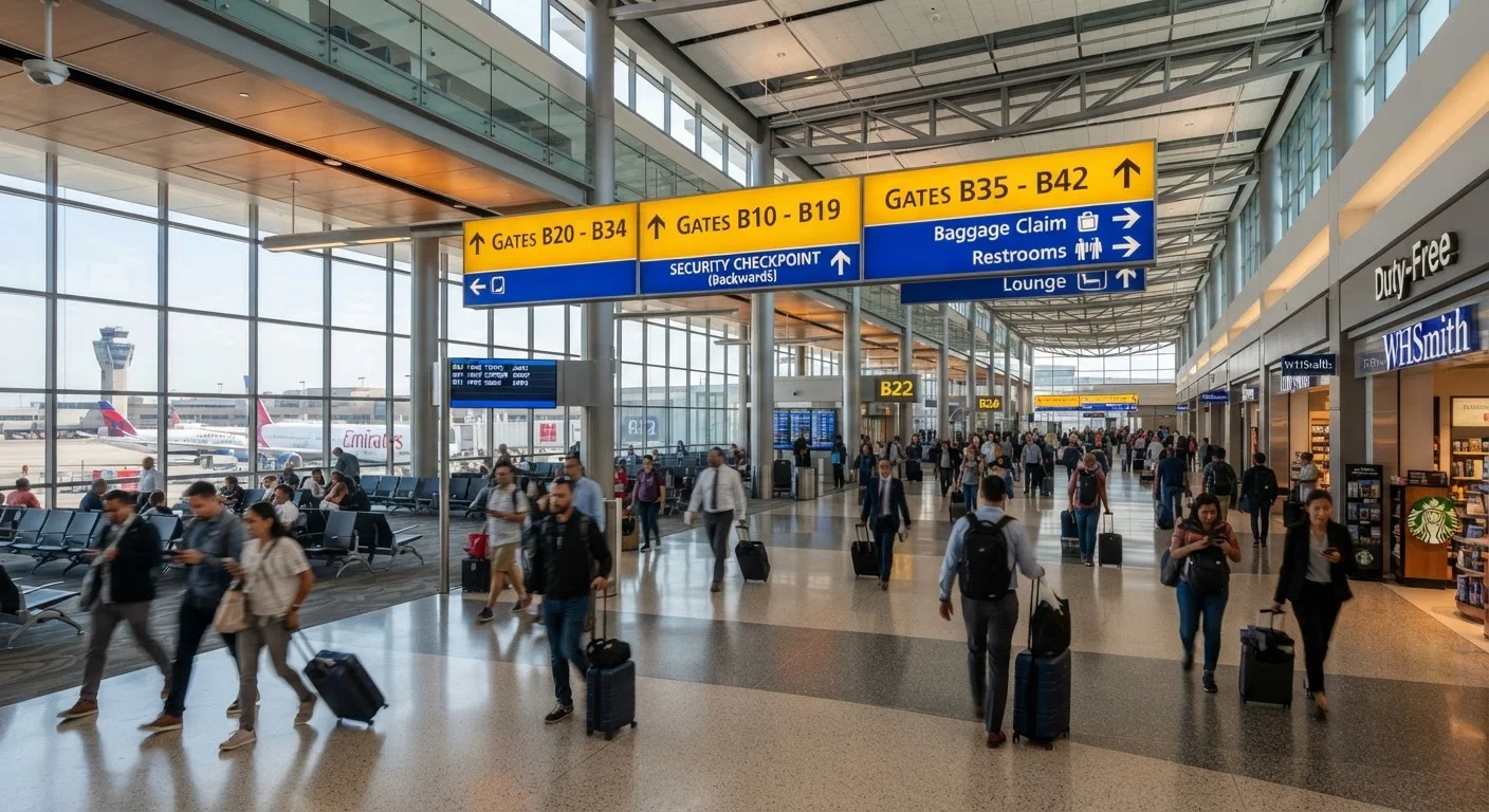 Reading Airport Maps and Signs Without Getting Lost
