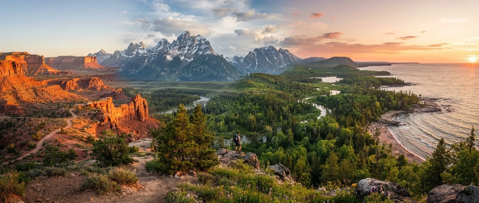 Seasonal Outdoor Activities Across America's Climate Zones