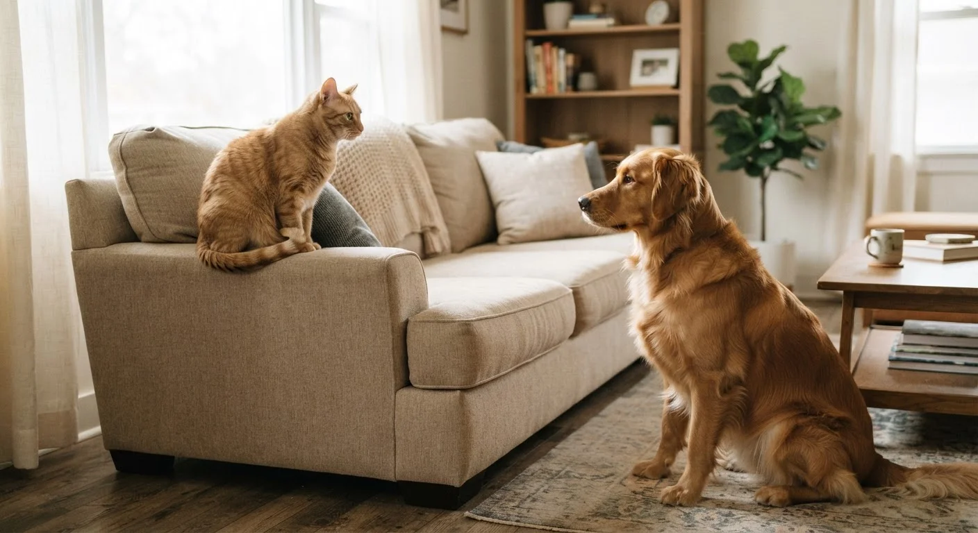 Territorial Behavior in Dogs vs. Cats: How Each Species Defends Its Space