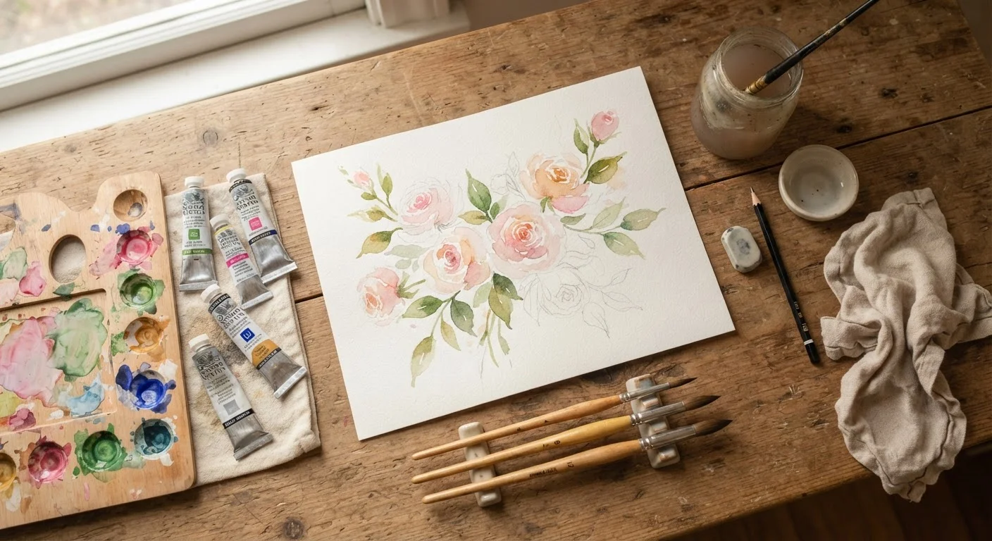 Watercolor Painting: What Beginners Actually Need to Know Before They Start
