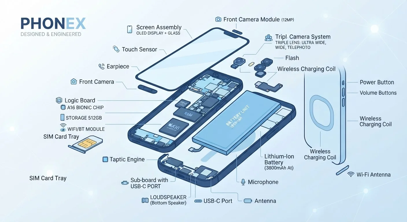 What's Actually Inside Your Smartphone: A Plain-English Hardware Tour