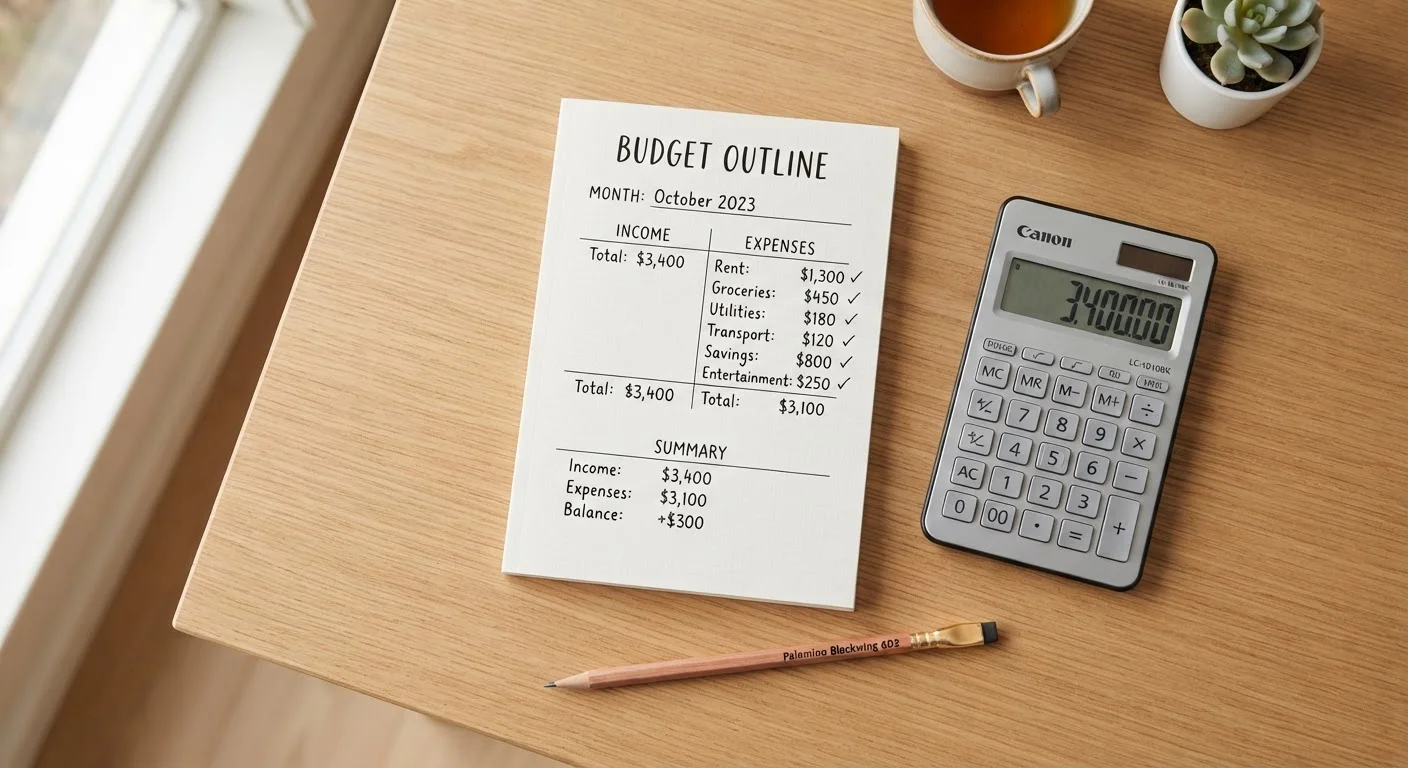 Your First Personal Budget: A Foundation for Financial Control